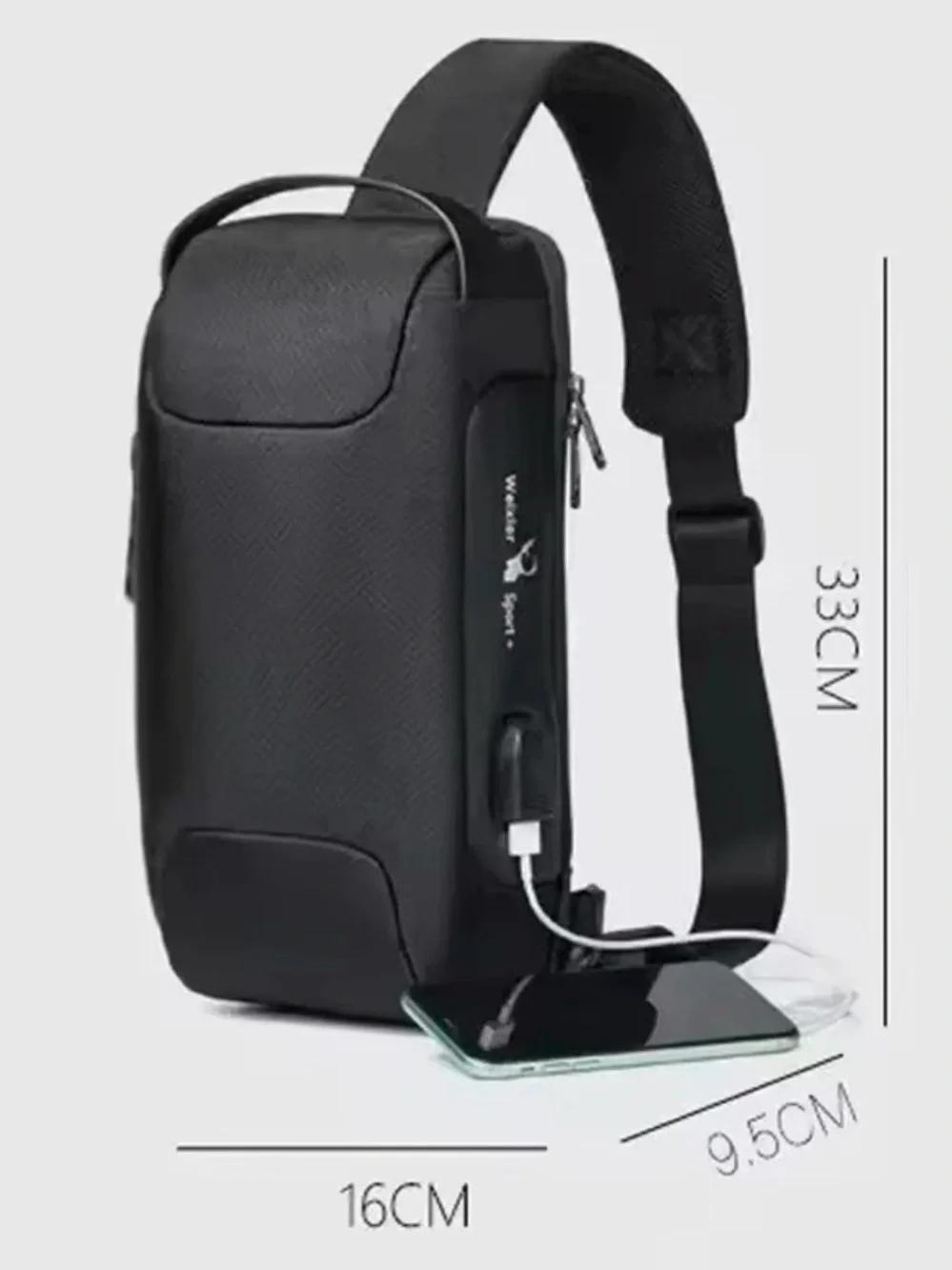 Weixier sport crossbody bag-never used